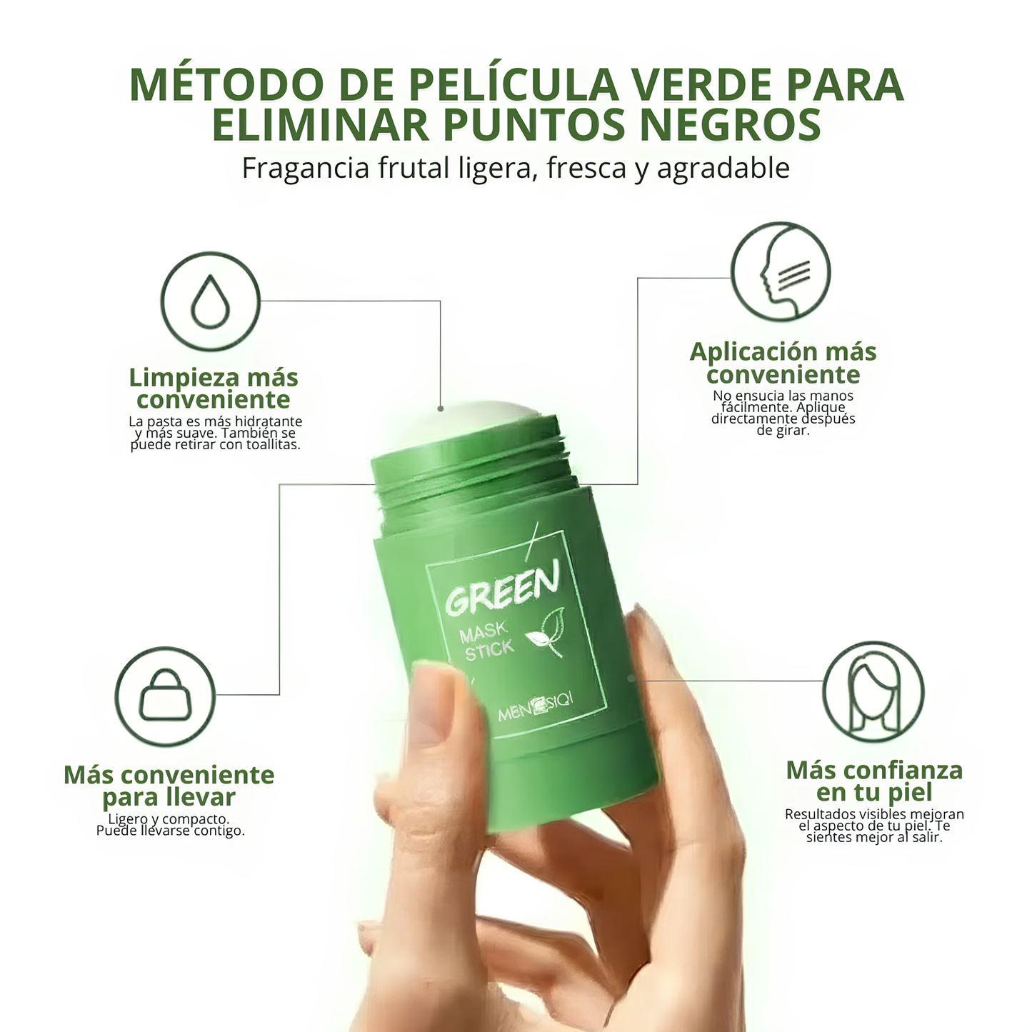 Mascarilla GreenNature™ | COMPRA 1, LLÉVATE 2 + EBOOK (BONO)
